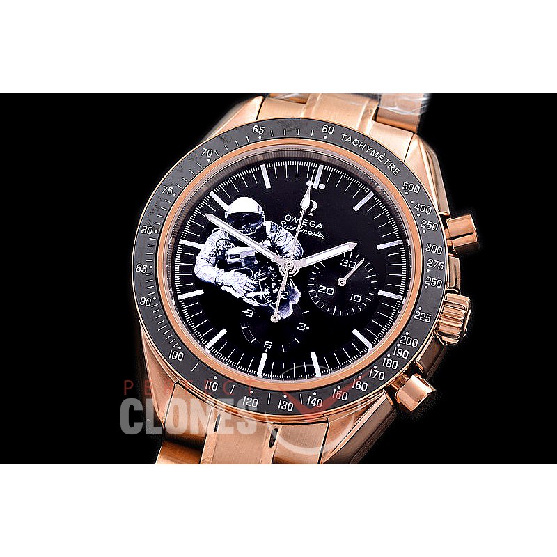 0 0 0 0 OMSP00276 Speedmaster Moon Watch Limited Edition RG/RG Black OS20 Quartz