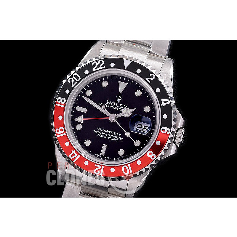 0 0 0 0 0 0 0 RLGS00032 BP GMT 16710 Black/Red Coke Bezel SS/SS Black SA 3186 CHS
