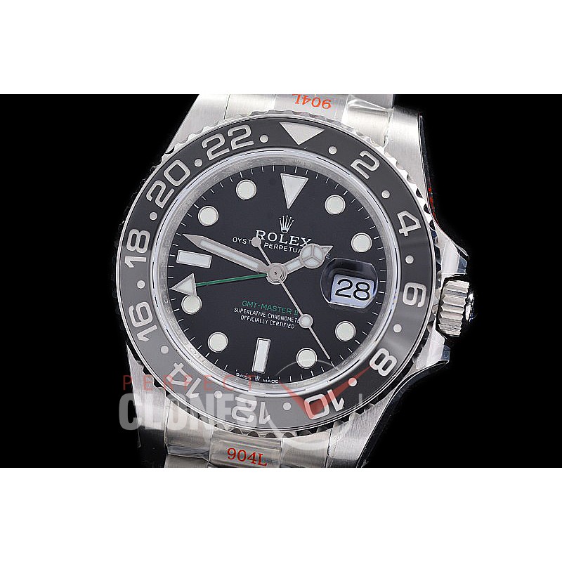 0 0 0 0 0 RLGS00921 GMF V6 904L Steel 2024 GMT 126710GRNR SS/SS/Oyster Black VR 3285 CHS