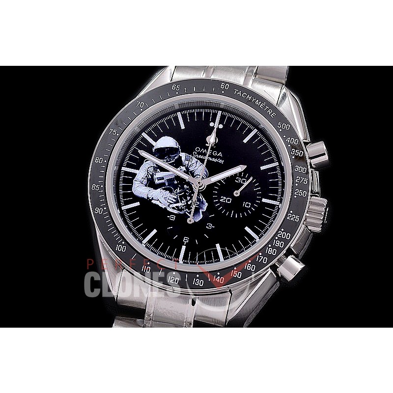 0 0 0 0 OMSP00266S1 Speedmaster Moon Watch Limited Edition SS/RG/SS Black OS20 Quartz