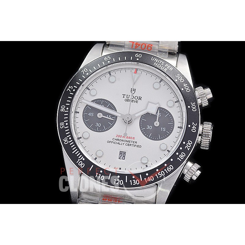 TUBBC-101 ZF Black Bay Chrono M79360N-0002 SS/SS White A-7500 