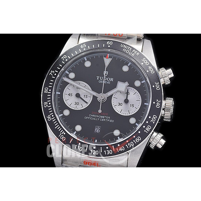 TUBBC-102 ZF Black Bay Chrono M79360N-0001 SS/SS Black A-7500 