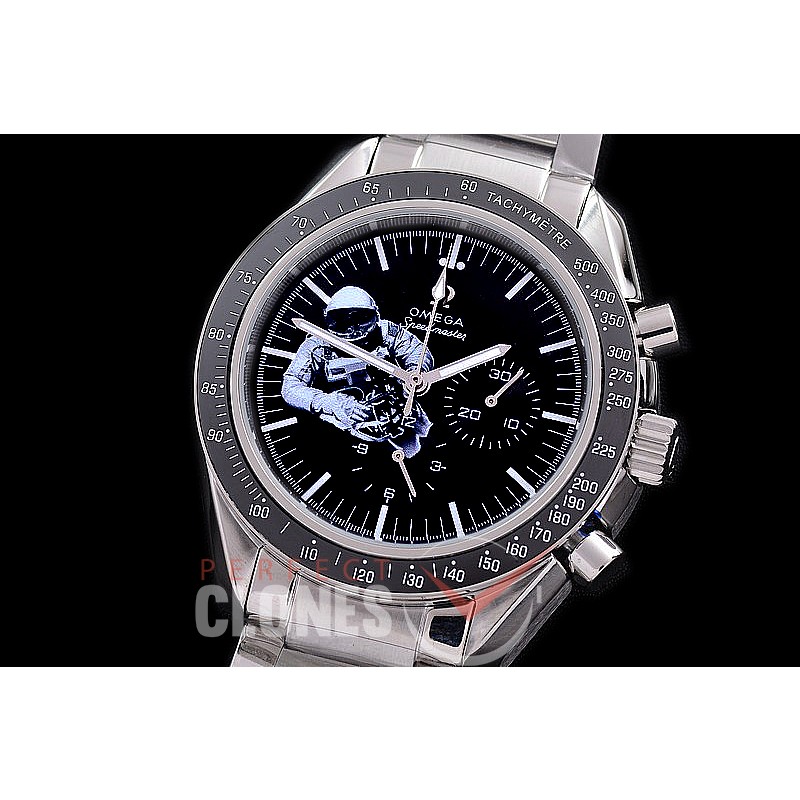 0 0 0 0 OMSP00266 Speedmaster Moon Watch Limited Edition SS/RG/SS Black OS20 Quartz