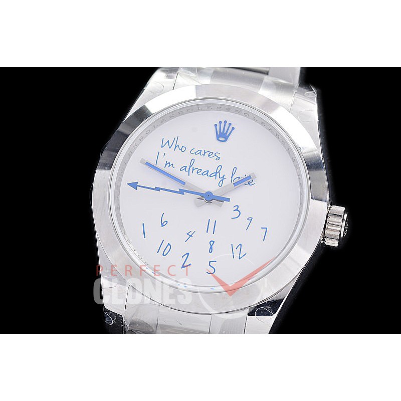 RLM00208A BP Mad Paris X colette Collaborate on “Who Cares Edition” Milgauss 116400 SS/SS White A-2824