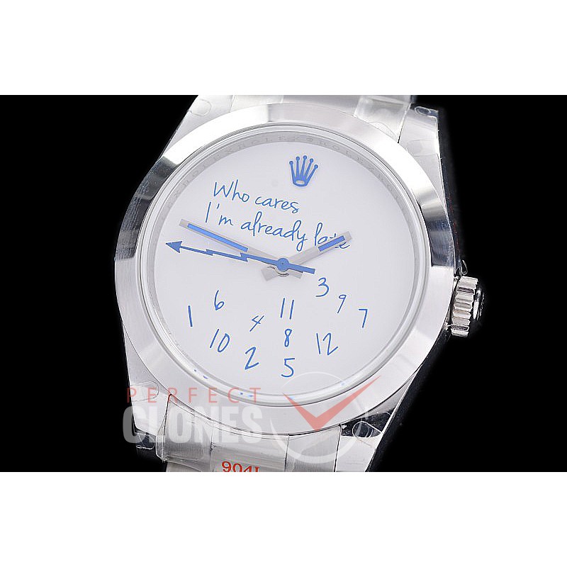 RLM00308 BP Mad Paris X colette Collaborate on “Who Cares Edition” Milgauss 116400 904L SS/SS White VR 3131