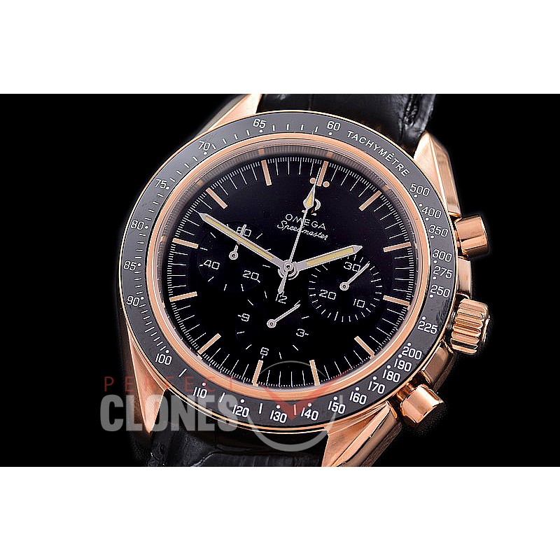 0 0 0 0 OMSP00272L Speedmaster Moon Watch Limited Edition RG/LE Black OS20 Quartz