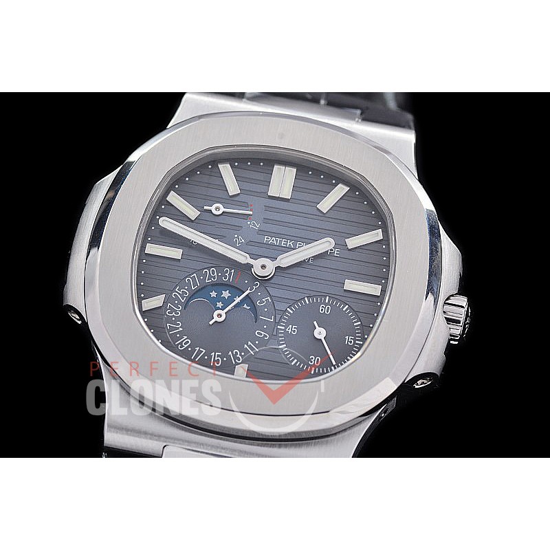 0 0 0 0 PP-5712-003 PPF V2 Nautilus 5712/1R Date/Moon Phase Power Reserve SS/LE Grey Asian Clone Calibre 320 PS IRM C LU 