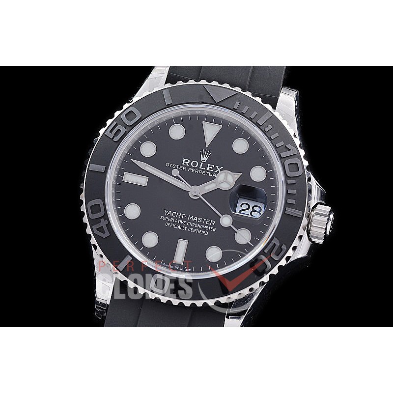 RYM-42-017W XF/VSF 904 Steel 2019 Yachtmaster 42 226659 Men Oysterflex CER/SS/RU Black VSF 3235 - Extra Weighted