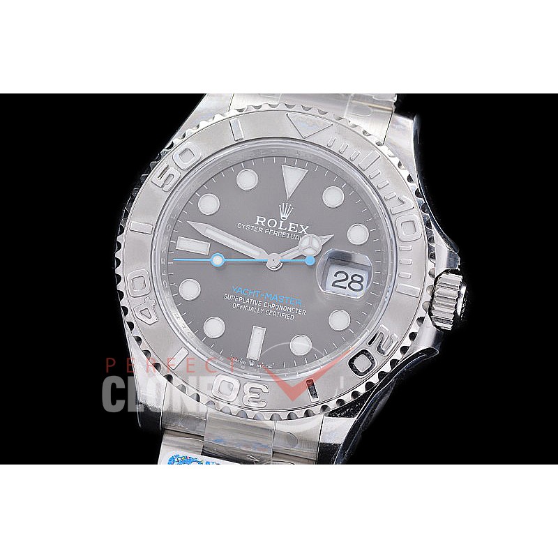 0 0 0 0 0 0 RYMEN00991 C-Plus F 904L Steel Yachtmaster 126622 Men SS/SS Rhodium Grey 3235