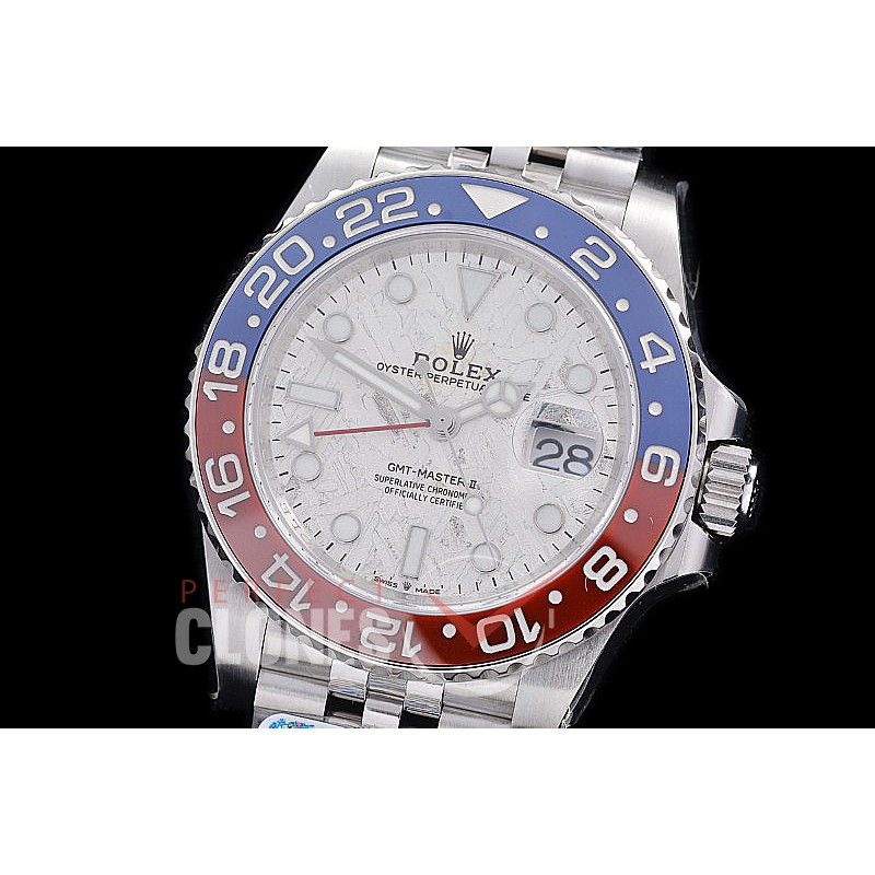 0 0 0 0 0 0 0 RLGS00975J C-PLus 904L Steel GMT 126710BLRO Pepsi SS/SS/Jubilee Meteorite 3285 CHS