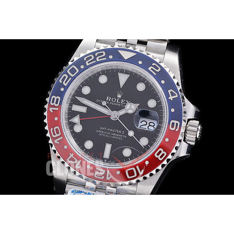 0 0 0 0 0 0 0 RLGS00973J C-PLus 904L Steel GMT 126710BLRO Pepsi SS/SS/Jubilee Black 3285 CHS
