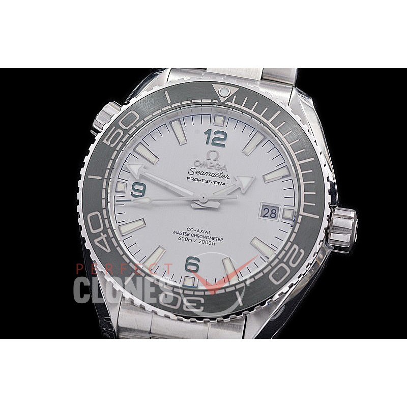 0 0 0 0 0 OMCPO435-024S M+S-F Seamaster Planet Ocean 43.5mm White/Green SS/SS Calibre 8900 Superclone - 72 Hours Reserve 