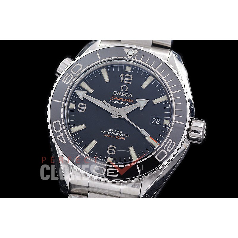 0 0 0 0 0 OMCPO435-021S M+S-F Seamaster Planet Ocean 43.5mm Black SS/SS Calibre 8900 Superclone - 72 Hours Reserve 