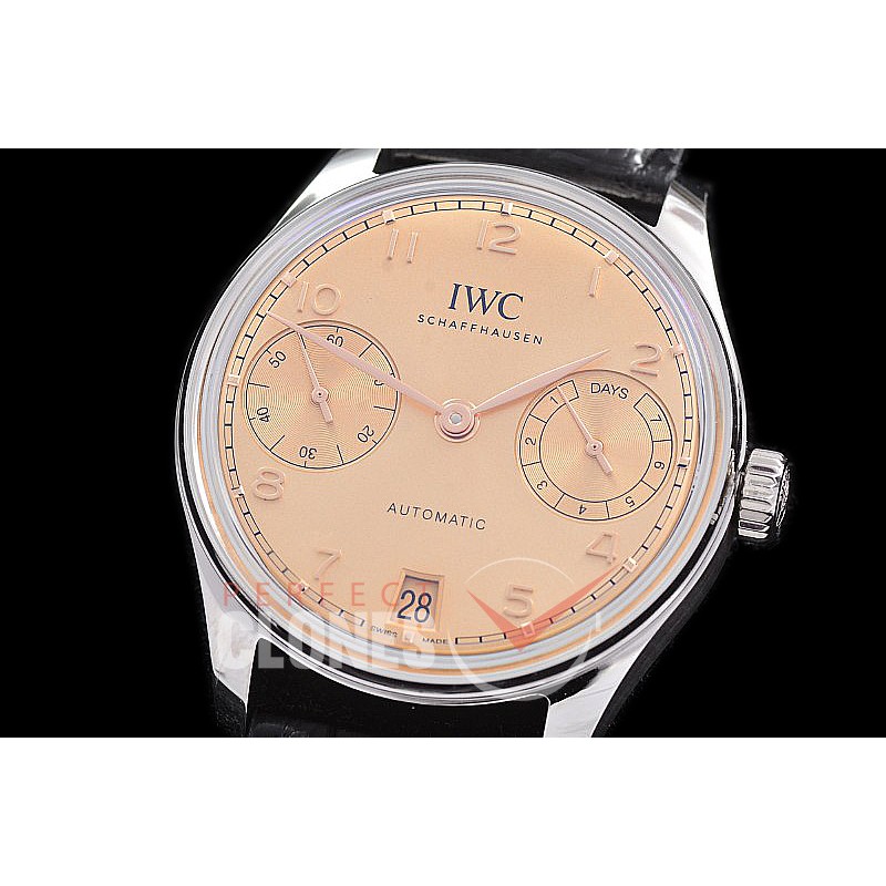 0 0 0 0 0 0 IWP7D00015 APS-F Portugieser Automatic 42 7 Days IW501705 SS/LE Sparkling Beige A-52011