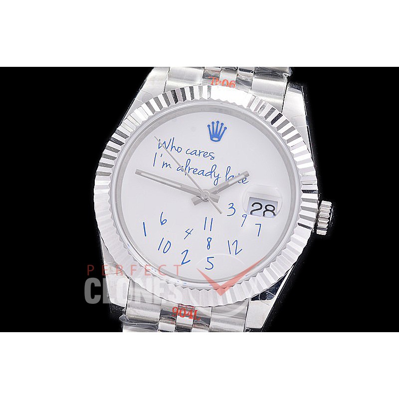 0 0 0 0 0 R41DJS-3235-258 GMF 904L Mad Paris X Colette Collaborate on “Who Cares Edition” Datejust 41mm 126334 SS/SS White VR 3235 