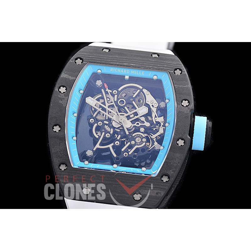 0 0 0 0 RM055-01-031A ZF RM055 Bubba Watson Marina Circult NTPT Limited Edition FC/RU Skeleton Seiko NH05A Mod