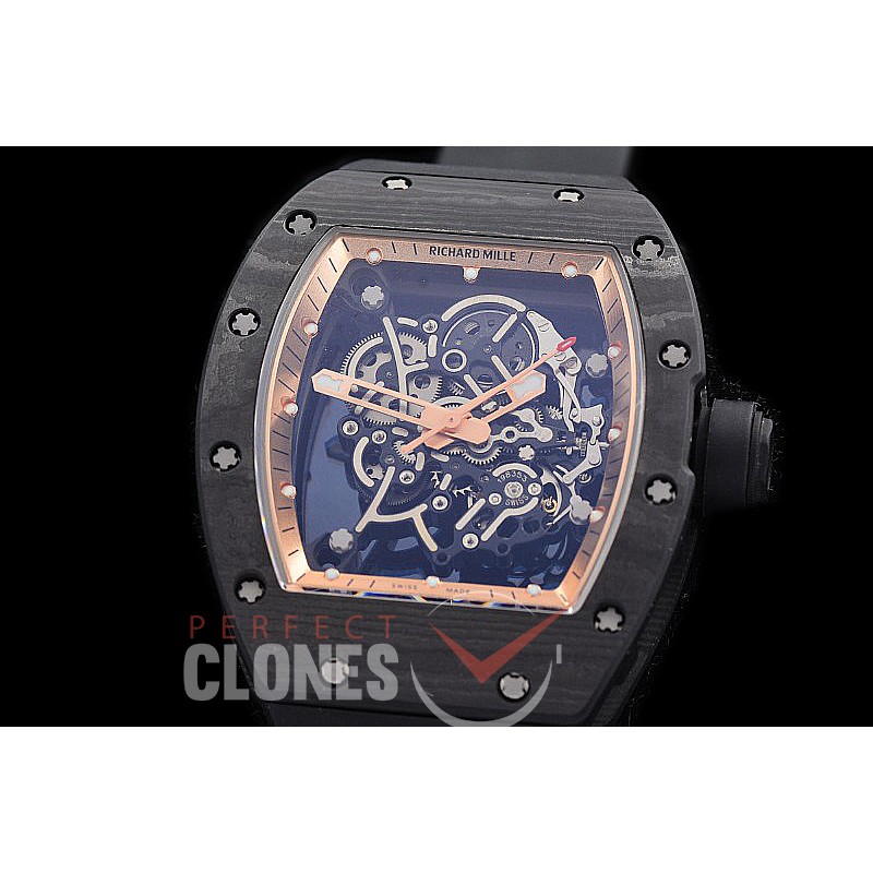 0 0 0 0 RM055-01-033 ZF RM055 Bubba Watson NTPT Limited Edition FC/RU Skeleton Seiko NH05A Mod