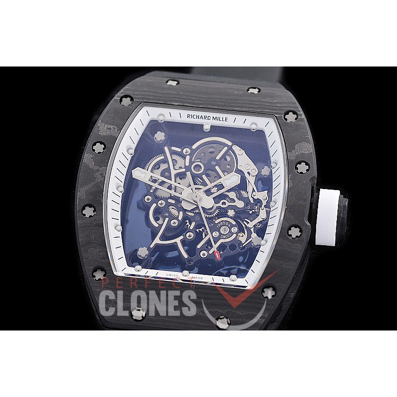0 0 0 0 RM055-01-032B ZF RM055 Bubba Watson NTPT Limited Edition FC/RU Skeleton Seiko NH05A Mod