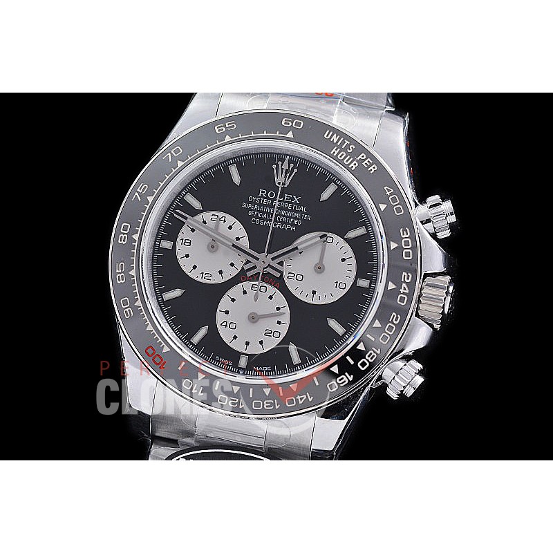 0 0 0 0 RLDS-126529-101W QF 904L Steel Le Mans Daytona 126529LN SS/SS Black Sticks 4132 Superclone - 72 Hours Power Reserve Movement / Extra Weighted