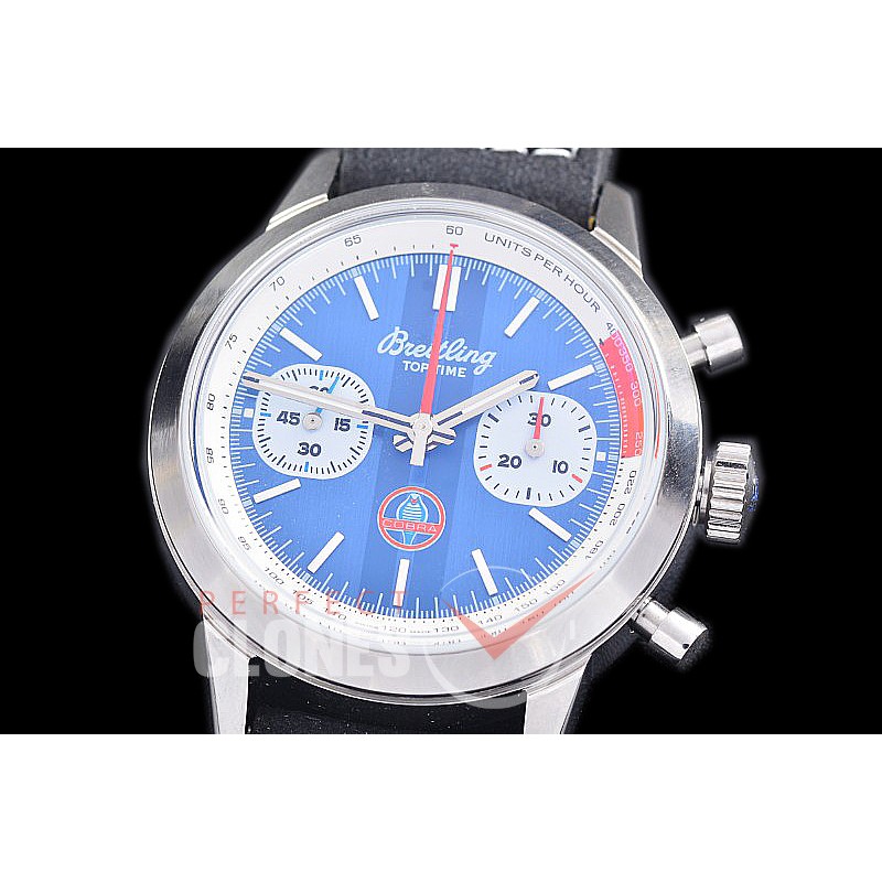 BLTT-121L Top Time Cobra Chronograph Limited Edition SS/SS Blue Sticks Asia 7750 
