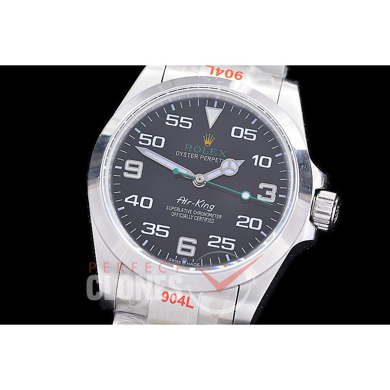 RLAK00121 NF 904L Steel Airking 126900 SS/SS Black A-2813 - Noob Factory Special Offer