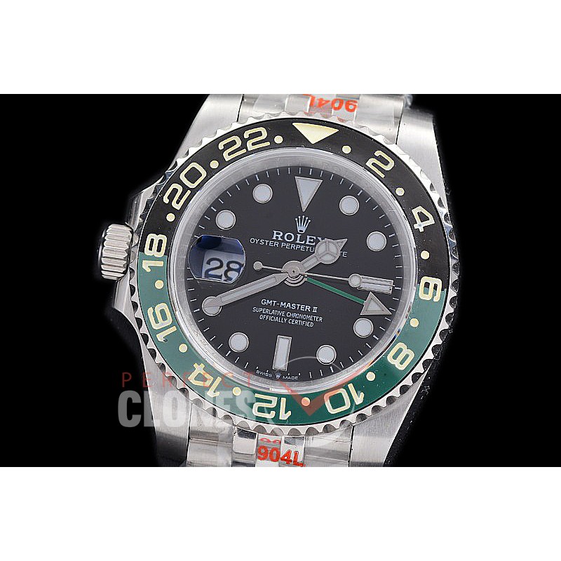0 0 0 0 0 0 RLGS00807J NF 904 Steel "Sprite" Lefty GMT 126720VTNR SS/SS Black A-2813 - Noob Factory Special Offer 