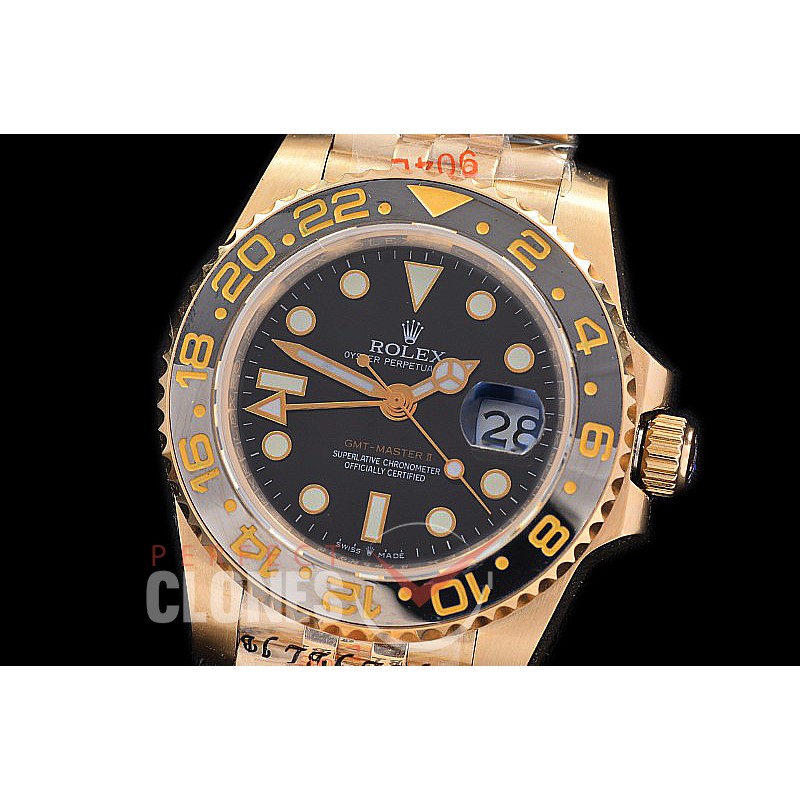 0 0 0 0 0 0 RLGF00802J NF 904 Steel GMT 126718GRNR YG/YG Black A-2813 - Noob Factory Special Offer 