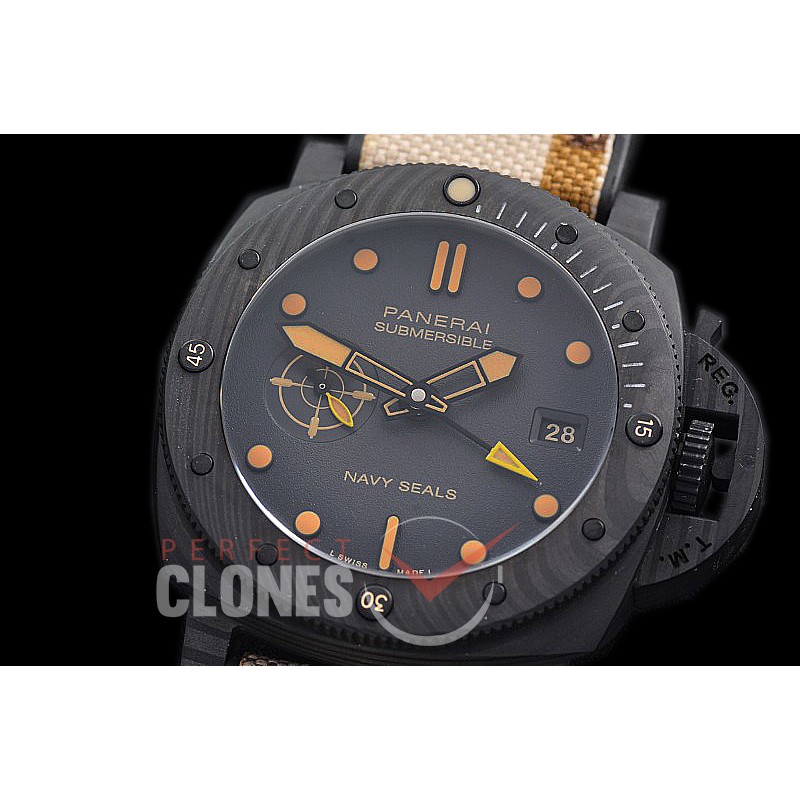 0 0 0 0 0 PN1513AA01 XF/VSF Pam 1513 AA Series QuarantQuattro GMT Navy Seals Luminor Submersible FC/NY Black VS P900