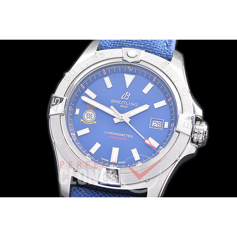 0 0 0 0 0 0 0 0 0 0 BLSA-42-017N BLS-F Red Arrows Limited Edition Avenger Automatic 42mm SS/NT Blue Sticks Asia 2824 