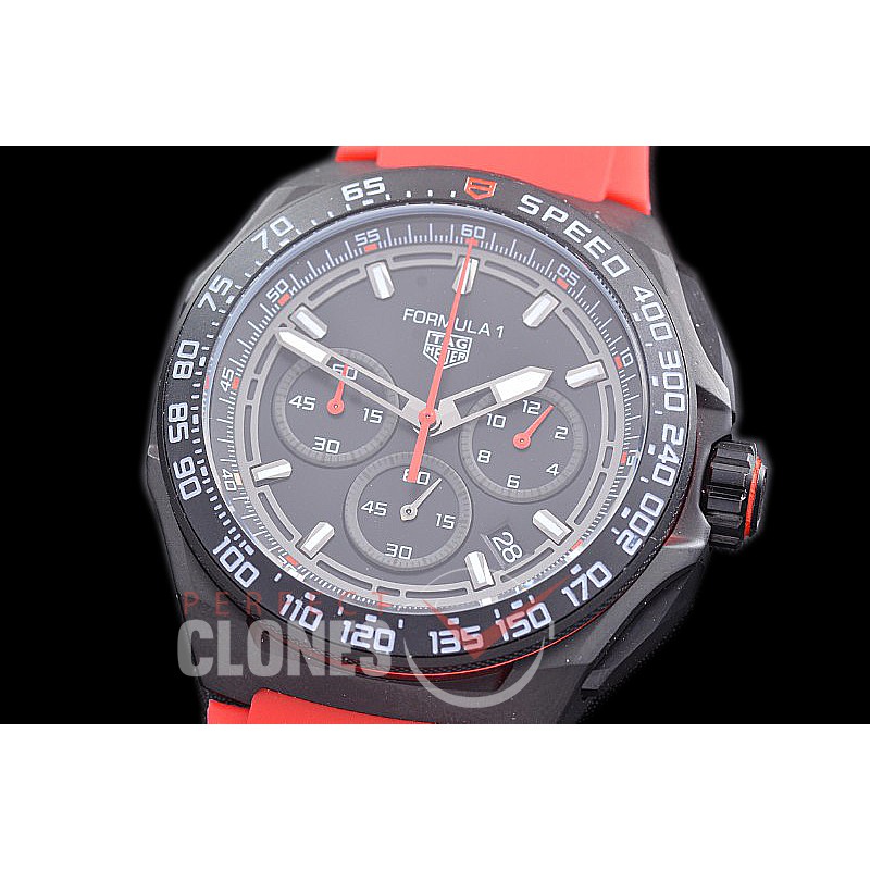 0 0 0 0 0 0 0 TGF1-ORRB-00111R Oracle Red Bull Racing Special Ed Chronograph PVD/RU Black/Red OS 20 Qtz