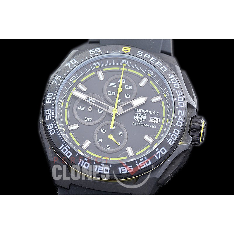 0 0 0 0 0 0 0 TGF1-ORRB-00117R Oracle Red Bull Racing Special Ed Chronograph PVD/RU Black/Yellow OS 20 Qtz