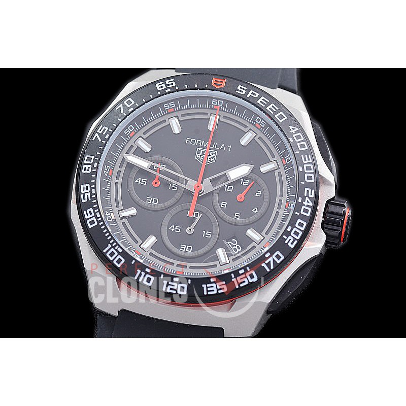 0 0 0 0 0 0 0 TGF1-ORRB-00101R Oracle Red Bull Racing Special Ed Chronograph SS/RU Black OS 20 Qtz