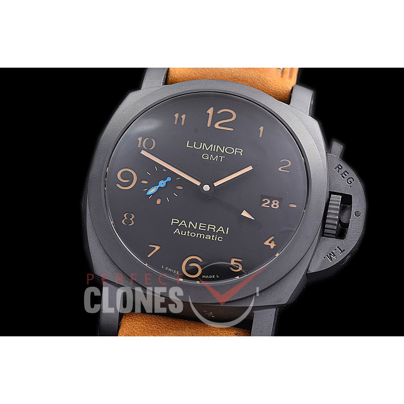 0 0 0 0 0 PN1441U01 XF/VSF Pam 1441U Luminor 1950 3 Days Marina GMT CER/LE Black VS 9011