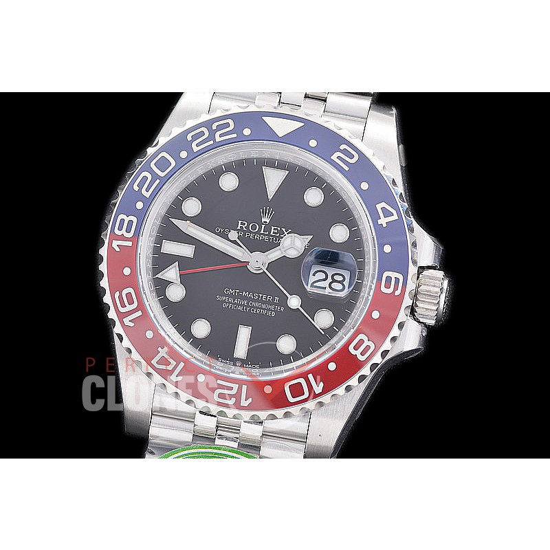 0 0 0 0 0 RLGS00873J SCF 904L Steel GMT 126710BLRO Pepsi SS/SS/Jubilee Black VR 3285 CHS