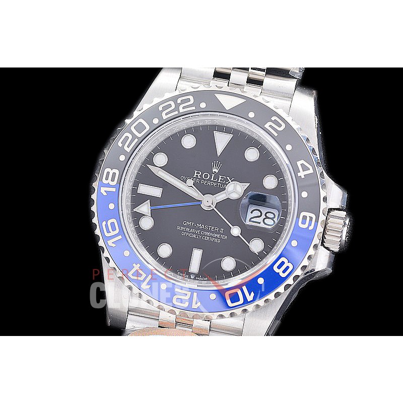 0 0 0 0 0 RLGS00872J SCF 904L Steel GMT 126710BLNR Batman SS/SS/Jubilee Black VR 3285 CHS