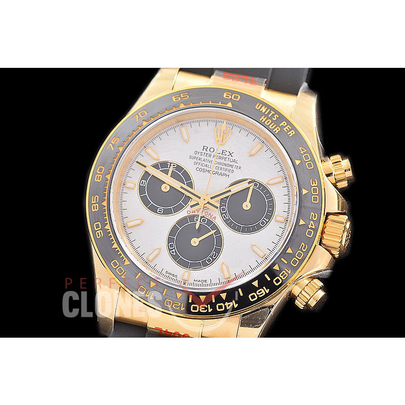 0 0 0 0 0 0 RLDF-126518-110RW QF 904L Steel Daytona 126518LN YG/CER/RU Meteorite Sticks 4131 Superclone - 72 Hours Power Reserve Movement / Extra Weighted