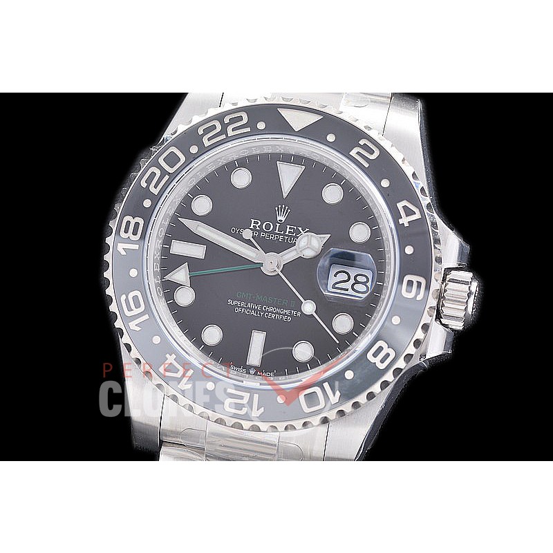 0 0 0 0 0 RLGS00961 Clean-F 904L Steel GMT 126710GRNR SS/SS/Oyster Black DD 3285 CHS - 72 Hours Power Reserve