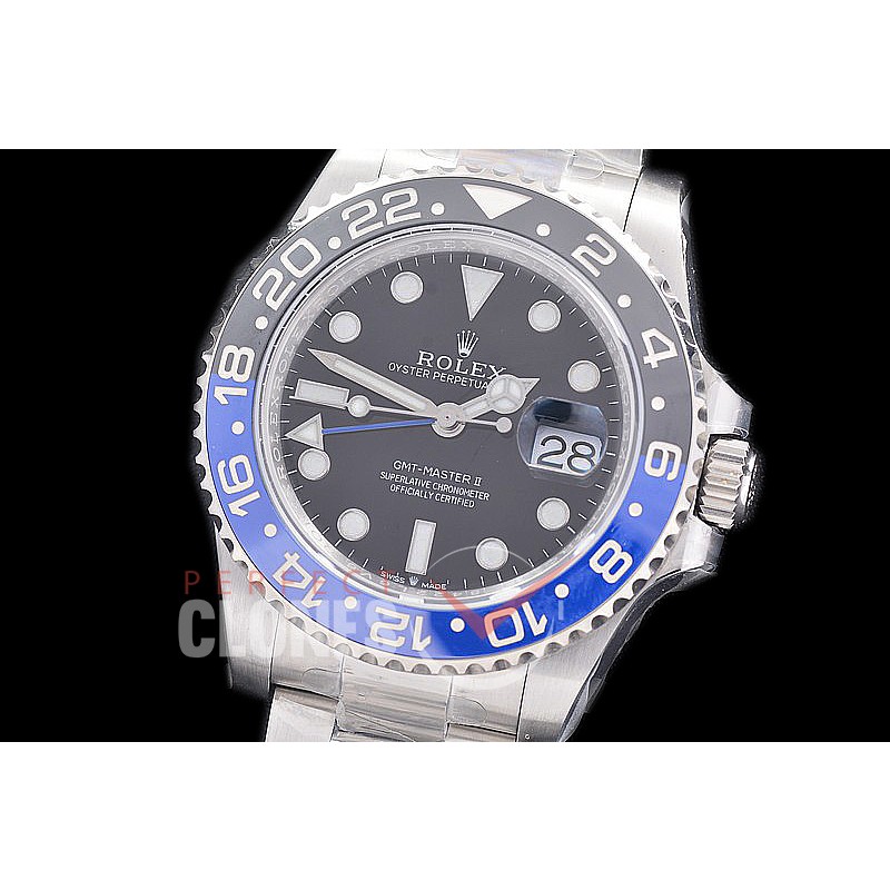 0 0 0 0 0 RLGS00962 Clean-F 904L Steel GMT 126710BLNR Batman SS/SS/Oyster Black DD 3285 CHS - 72 Hours Power Reserve