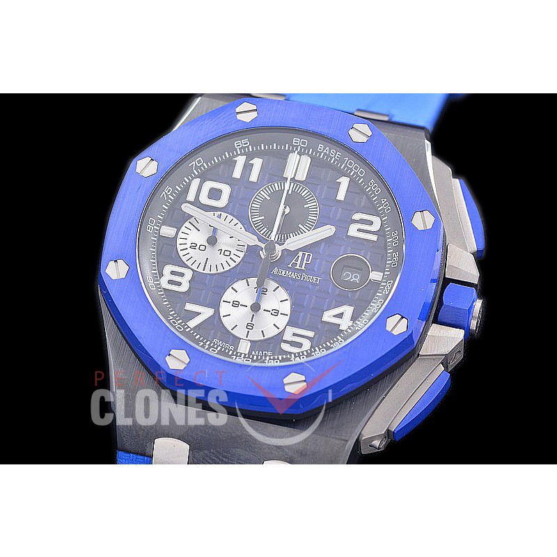 AP26405-111 APJ-F Royal Oak Offshore Chronograph CER/RU Burnt Blue Asian Clone Calibre 3126 