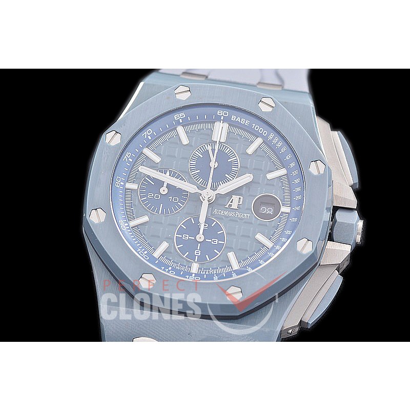 AP26405-135 APJ-F Royal Oak Offshore Chronograph CER/RU Blue Asian Clone Calibre 3126 