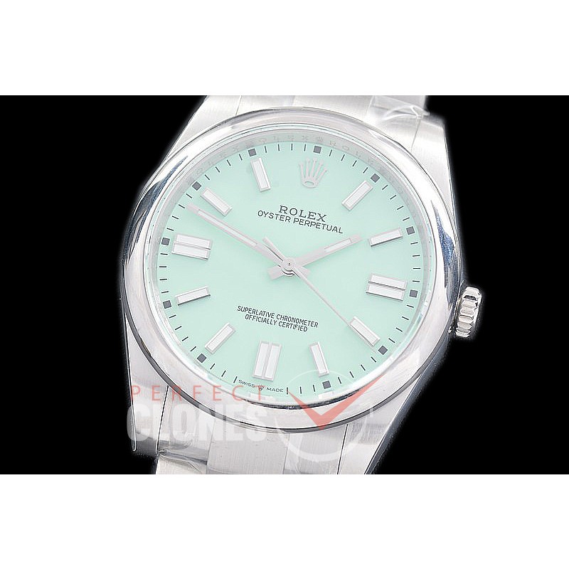 RLOY-36-109S BP Osyter Perpetual 36mm 126000 SS/SS Mint Green Sticks VR 3230