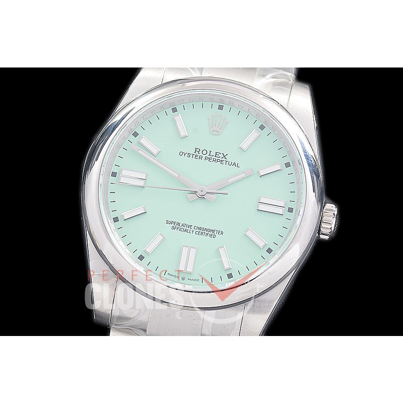 RLOY-36-109 BP Osyter Perpetual 36mm 126000 SS/SS Mint Green Sticks A-2836