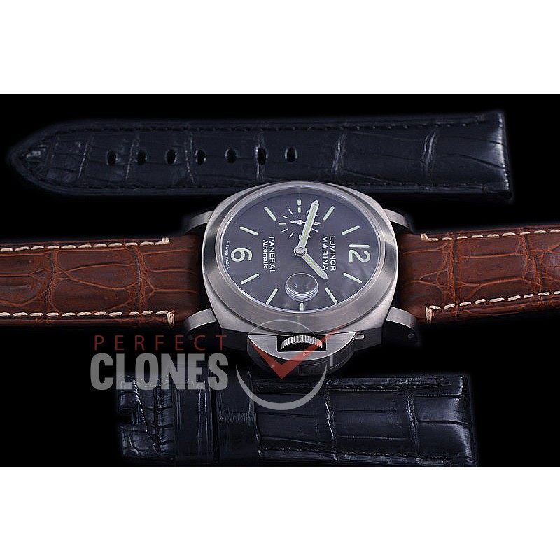 0 0 0 PN240M08 HF Pam 240 M Luminor Marina Automatic TI/LE Brown A-7750 28800bph - Special Offer 