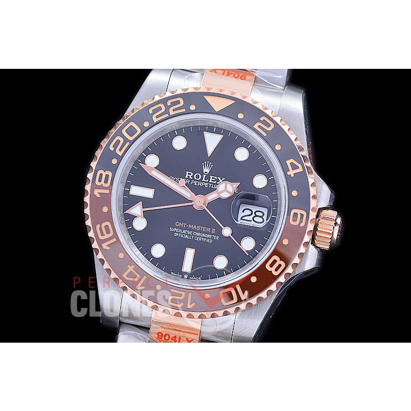 0 0 0 0 0 0 RLGTR00941W GMF V7 904L Steel / 18K Wrapped Rose Gold GMT 126711CHNR Coke SS/RG Black VR 3285 CHS