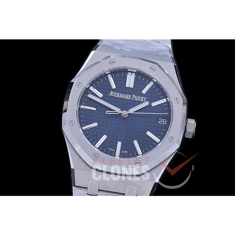 AP15510-053 TOP-F AP15510ST 50th Anniversary Royal Oak Automatic SS/SS Blue Asian Clone DD Calibre 4302 28800bph