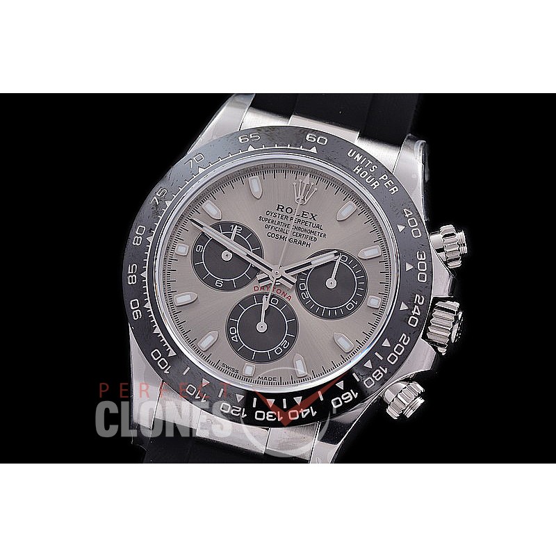 0 0 0 RLDS-4130-818R NNF 904L Steel Daytona 116519LN SS/CER/RU Grey N4130 Superclone 
