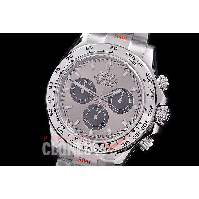 0 0 0 RLDS-4130-803 NNF 904L Steel Daytona 116509GYSO SS/SS Grey Sticks N4130 Superclone 