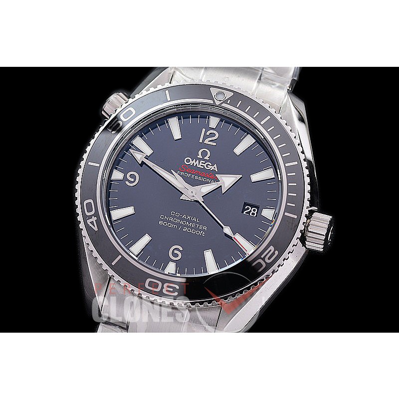 0 0 0 0 0 OMCPO42-108 BP Seamaster Planet Ocean Liquidmetal 42mm Black SS/SS A-2824