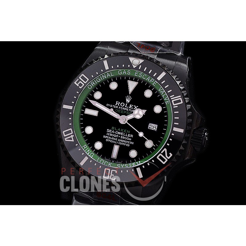 RLSD-BLK-102 BP 904L Blaken Special Edition Deepsea 116660 DLC/DLC Black A-2824