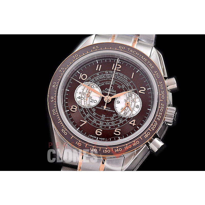0 0 0 0 0 0 OMSP00909 Speedmaster Chronoscope SS/RG Brown OS20 Quartz